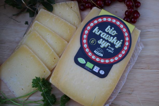 Bio kravský syr zrejúci tvrdý 6 mesačný 150g